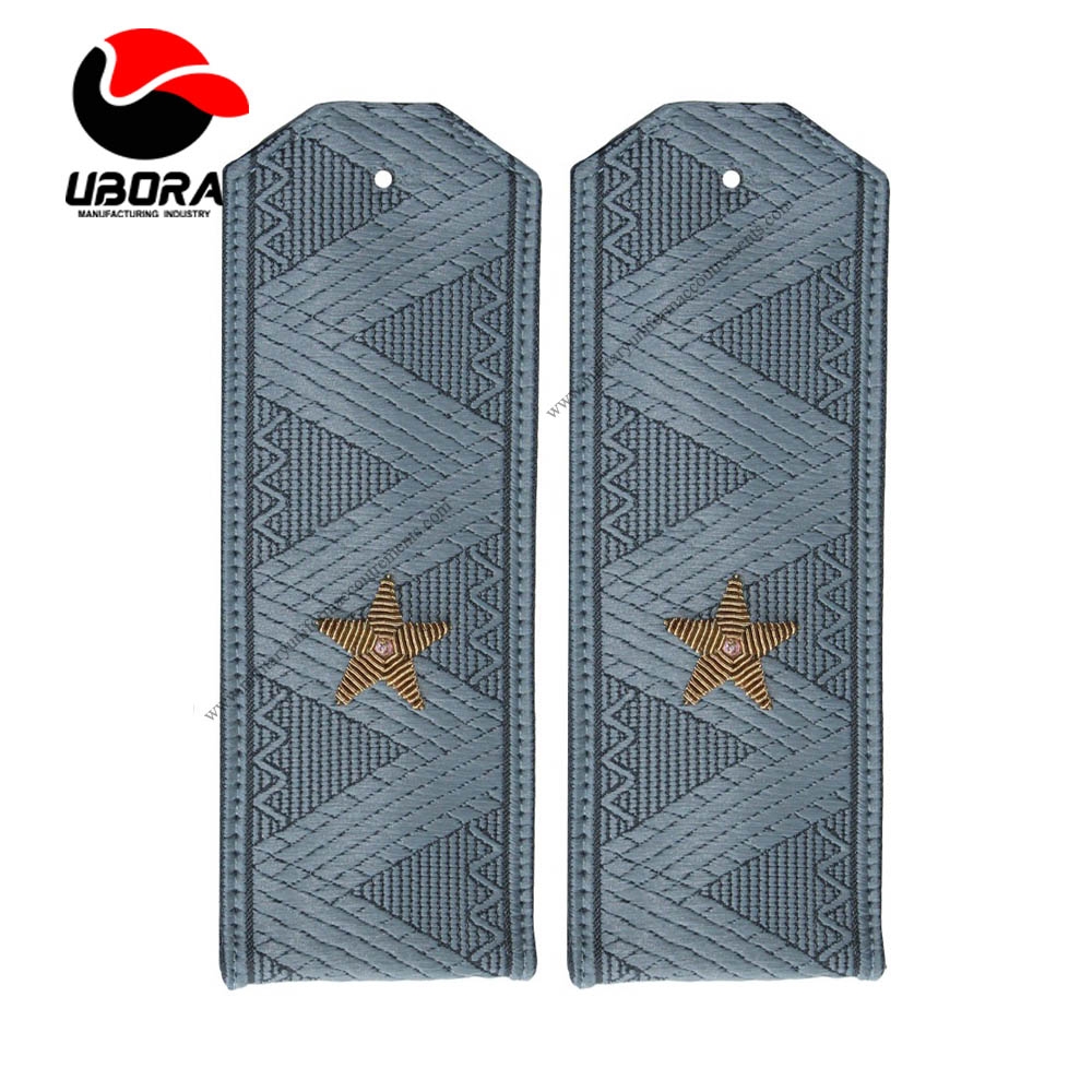 Russian Infantry General Shirt shoulder boards  British Uniform Army Suppliers Wholesale French Gold